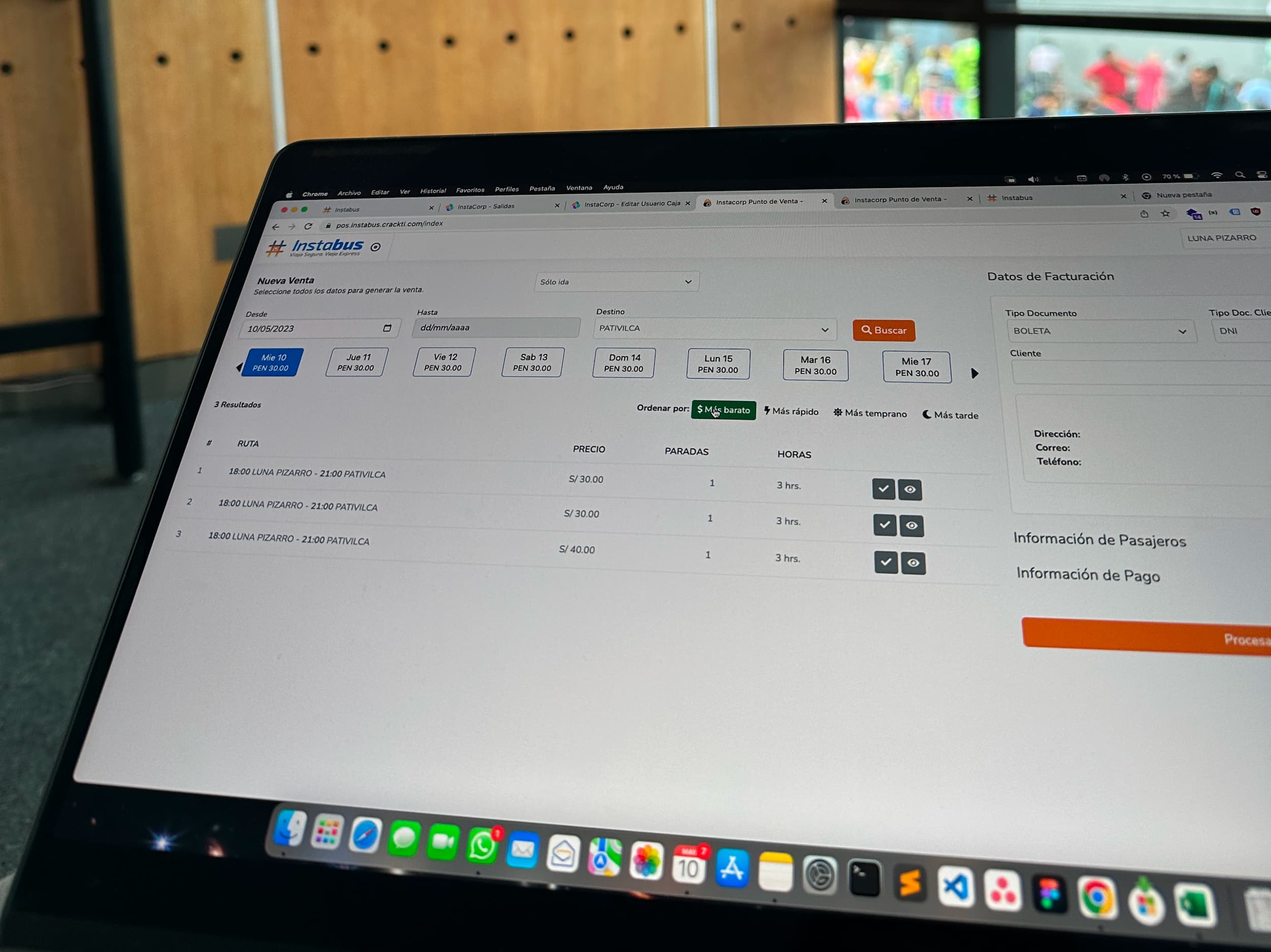 Sistema de transporte, proyecto digital desarrollado por CRUD Agency